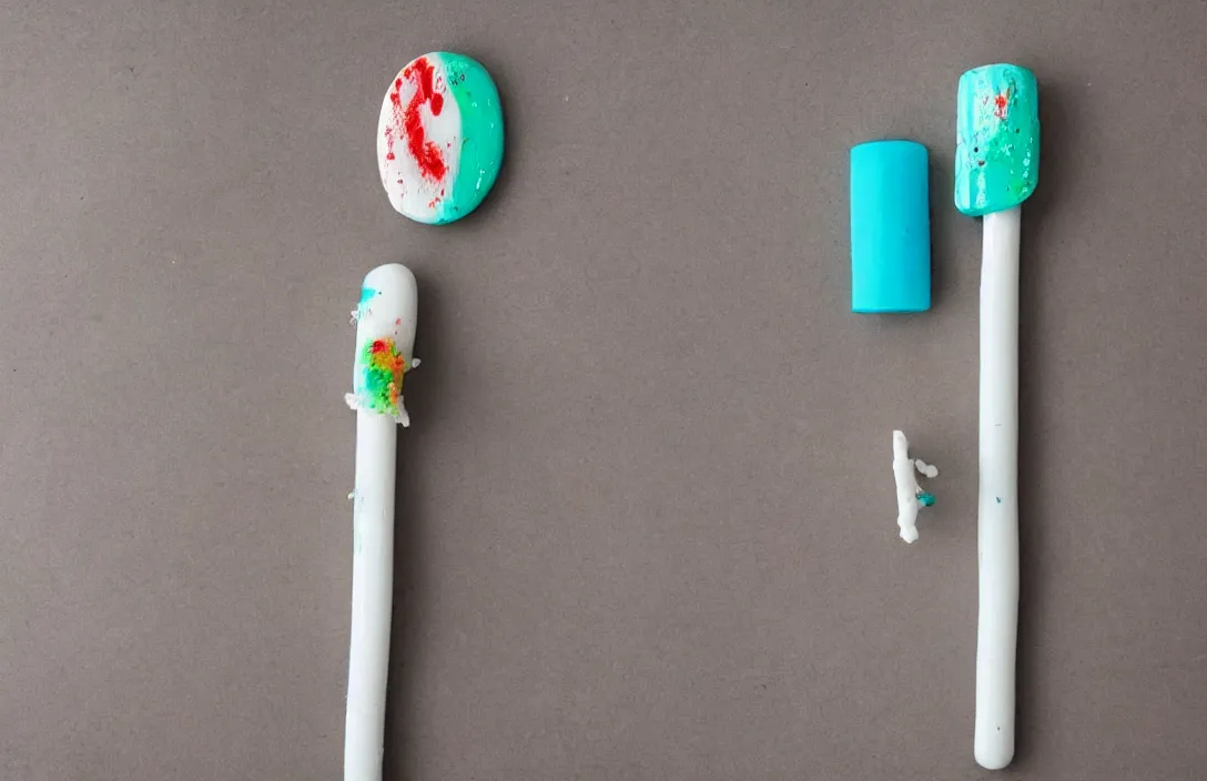 Image similar to toothpaste on a stick