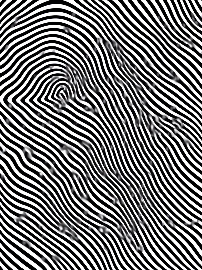 Image similar to a banana emerging from illusory motion dazzle camouflage perlin noise optical illusion