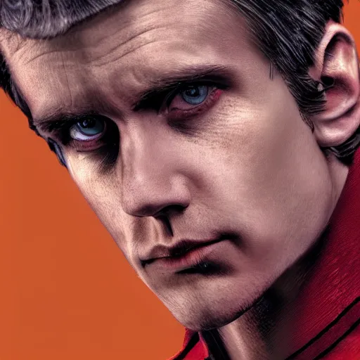 Image similar to David Haller from Legion x-men extremely intricate detailed 4k photorealism