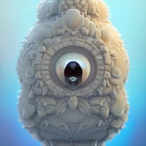 Prompt: fluffy, cute, fractal:: by beeple and James Gilleard and Justin Gerard :: ornate, dynamic, particulate, intricate, elegant, highly detailed, centered, artstation, smooth, sharp focus, octane render, 3d