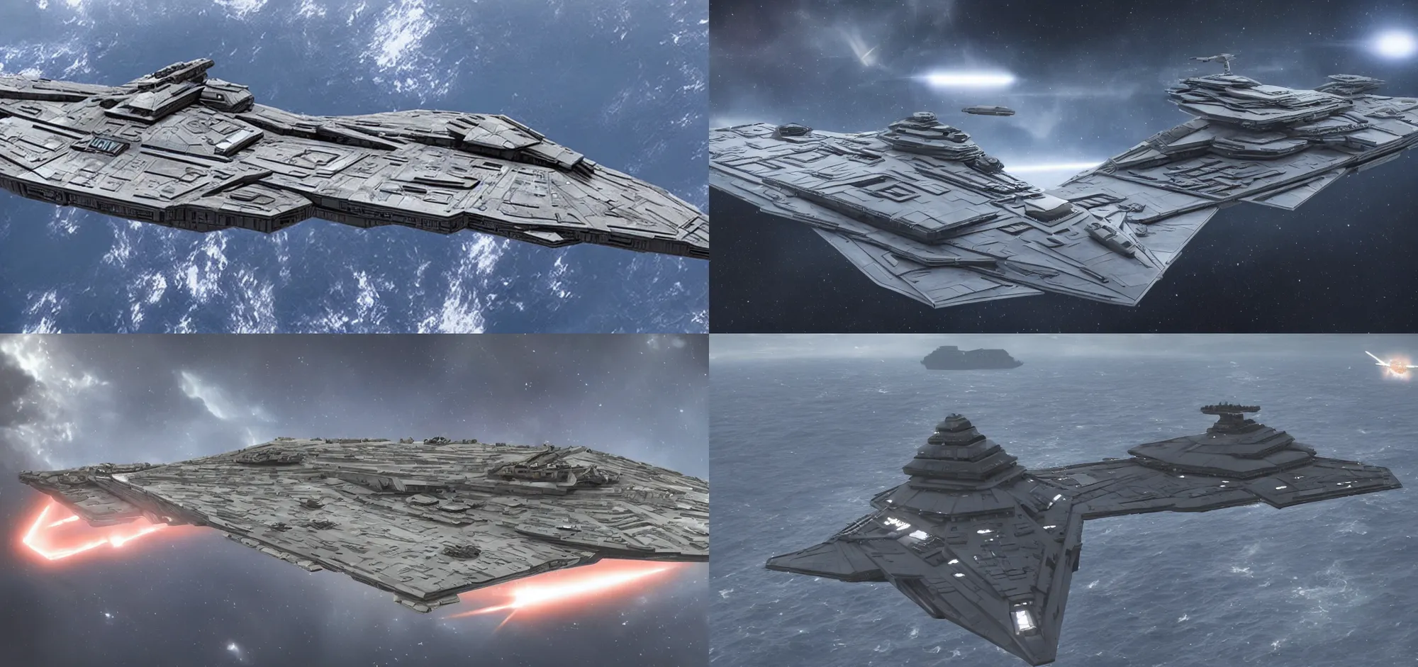 Prompt: A new Imperial Star Destroyer