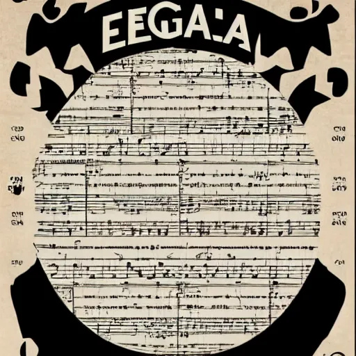 Image similar to sheet music for megalovania composed by metallica