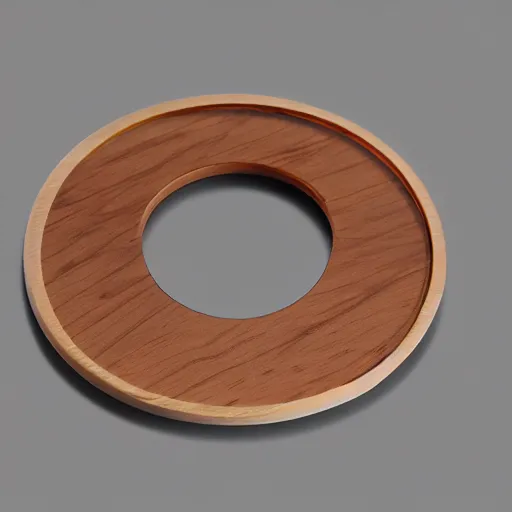 Prompt: lens aperture blades made of walnut wood. minimal. dramatic lighting.