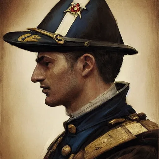 Image similar to portrait of a spanish navy officer blas de lezo, face portrait, renaissance era clothing, epic, tragic, military art, fantasy, dieselpunk, hd shot, digital portrait, beautiful, artstation, comic style, by artgerm, guy denning, jakub rozalski, magali villeneuve and charlie bowater