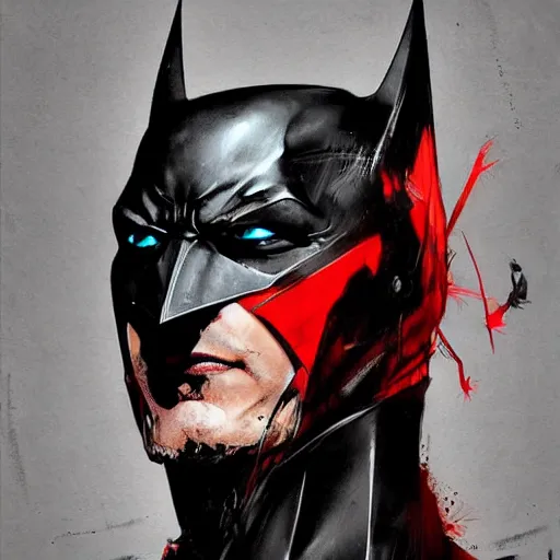 the batman, by benedick bana and artur bordalo and tom, Stable Diffusion