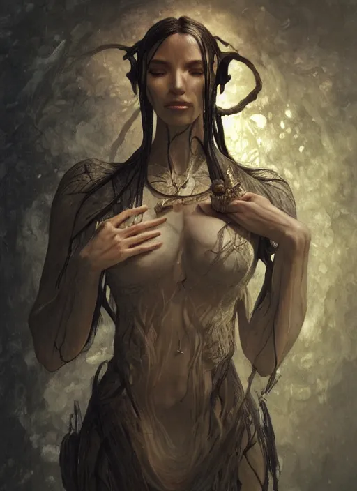 Image similar to avatar poet, physically accurate, moody dynamic lighting, very very intricate, very very elegant, highly detailed, digital painting, artstation, HR GIGER, Hieronymus Bosch, Francis Bacon, concept art, smooth, very beautiful, sharp focus, illustration, art by artgerm and greg rutkowski and alphonse mucha