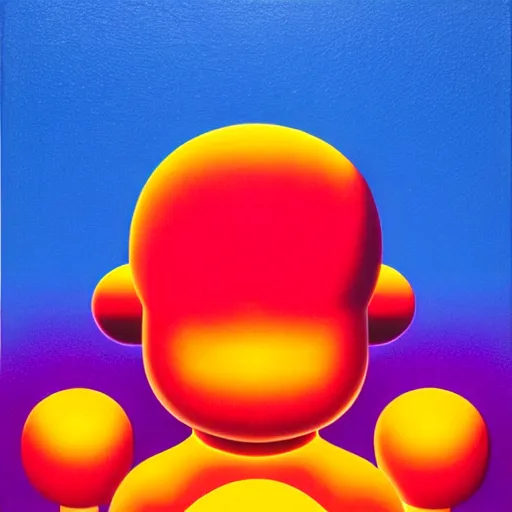 Prompt: fire match by shusei nagaoka, kaws, david rudnick, airbrush on canvas, pastell colours, cell shaded, 8 k