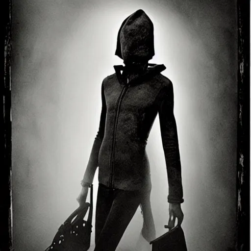 Image similar to silent hill, steven meisel photography