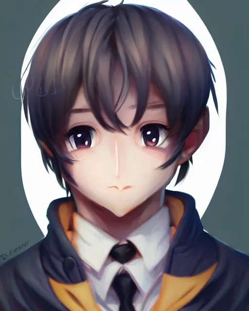 Image similar to visual novel character concept art of a cute male anthropomorphic furry | | adorable, key visual, realistic shaded perfect face, fine details by stanley artgerm lau, wlop, rossdraws, james jean, andrei riabovitchev, marc simonetti, and sakimichan, trending on weasyl