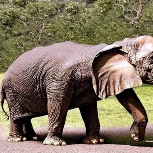 Image similar to t - rex!!!!!!!!! and ( ( ( ( elephant ) ) ) ) hybrid!!!!!!!!! animal