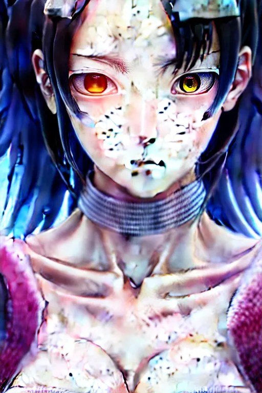 Image similar to ”ultra realistic, beautiful anime woman, modern, cyberpunk, intricate, elegant, super highly detailed, professional digital painting, artstation, concept art, smooth, sharp focus, no blur, no dof, extreme illustration, 8k resolution, beautiful, cinematic, art by artgerm and hayao miyazaki and eiichiro oda”