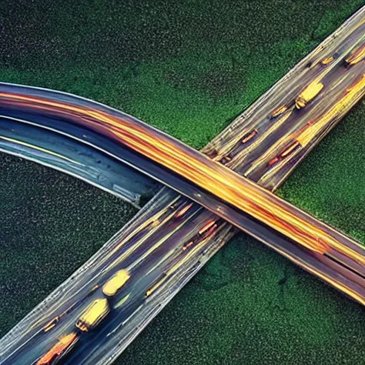 Prompt: an epic cinematic 8K HD movie shot of a highway