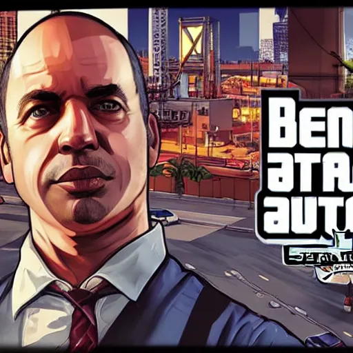 Prompt: reinaldo normand in gta v, cover art by stephen bliss, boxart, loadscreen