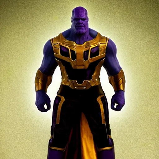 Prompt: thanos as a human, photo