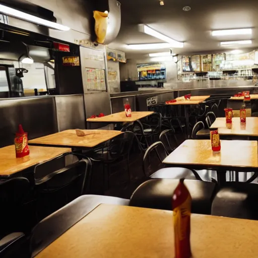 Image similar to first person perspective with arms and hands, wafflehouse