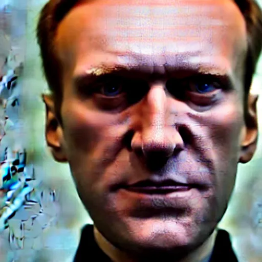 Image similar to alexey navalny takes a selfie in front of dead rotten face of putin in coffin, insane details, clear face and eyes, textured, 8 k, professional photography