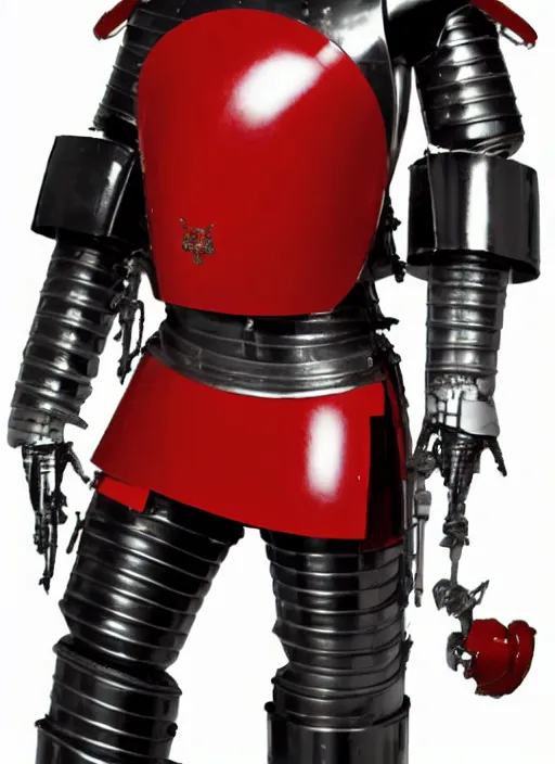 Image similar to side view of a british beefeater as robocop, detailed diagram