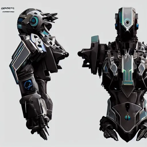 Prompt: very symmetrical!! cyberpunk cowl design concept asset art from video game, horizon zero dawn, mecha, deviantart, artstation, marmoset toolbag render, unreal engine