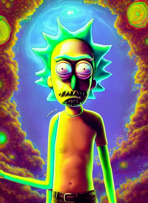 Rick And Morty Awesome C Cartoon Galaxy Rick And Morty Trippy