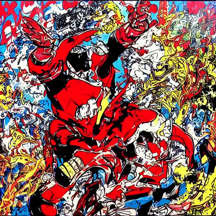 Image similar to art by todd mcfarlane