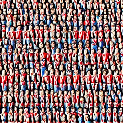 Prompt: Where's Wally ?