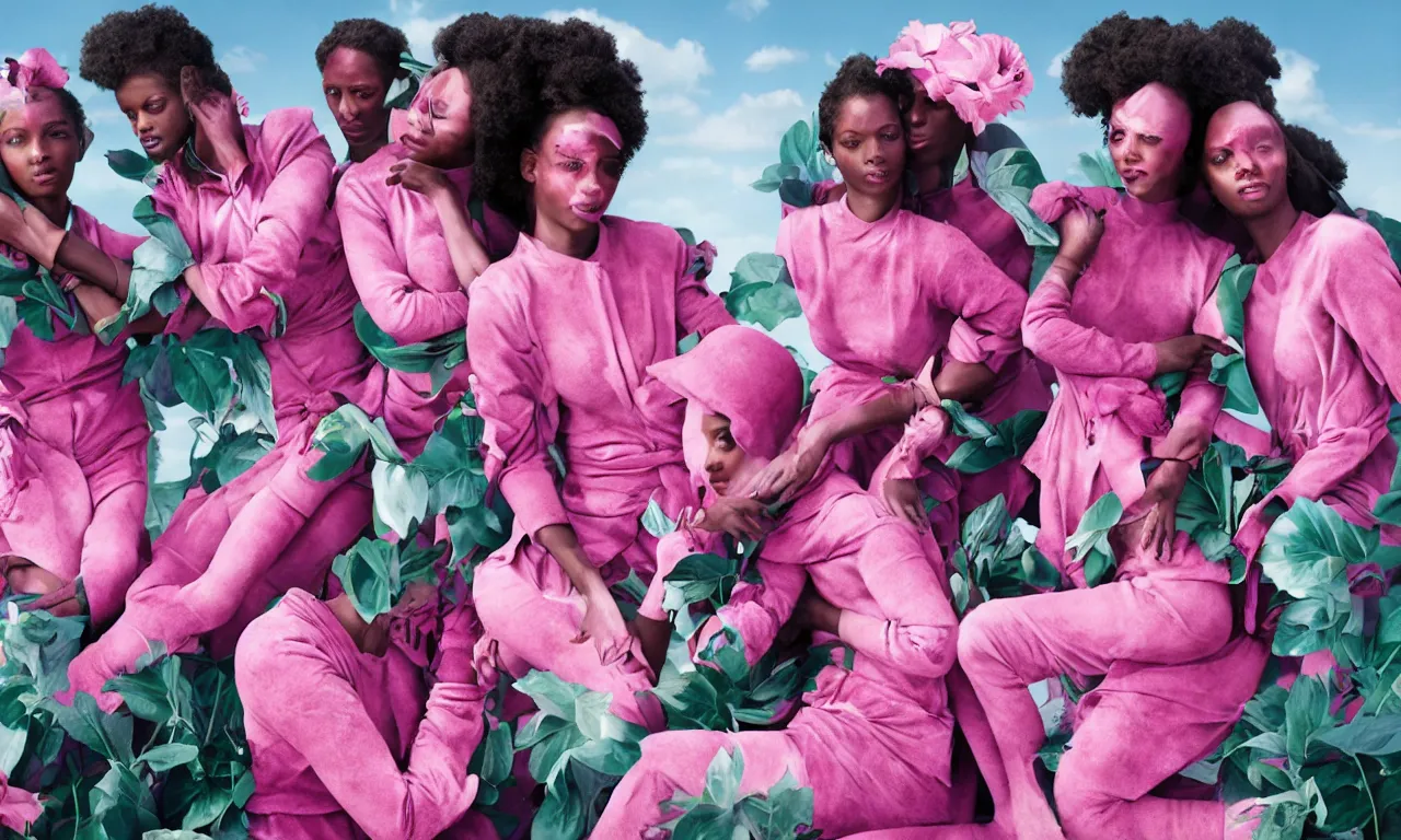 Prompt: portrait fragrance advertising campaign by richard mosse