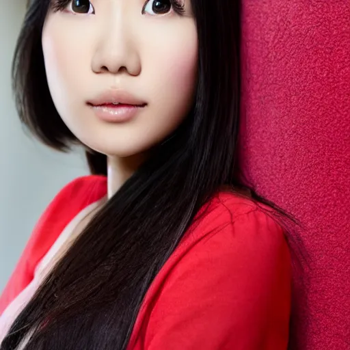 Image similar to beautiful asian woman, sharp focus, full body, dynamic lighting