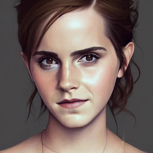 Prompt: emma watson -photograph of a real life god from heaven, lifelike, super highly detailed, professional digital painting, artstation, concept art, Unreal Engine 5, Photorealism, HD quality, 8k resolution, cinema 4d, 3D, beautiful, cinematic, art by artgerm and greg rutkowski and alphonse mucha and loish and WLOP