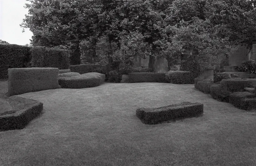 Prompt: form has depth as well as width and height. three - dimensional form is the basis garden idyll light and shade should blend without lines or borders, in the manner of smoke intact flawless ambrotype from 4 k criterion collection remastered cinematography gory horror film, ominous lighting, evil theme wow photo realistic postprocessing fujicolor c 2 0 0 photograph by robert adams