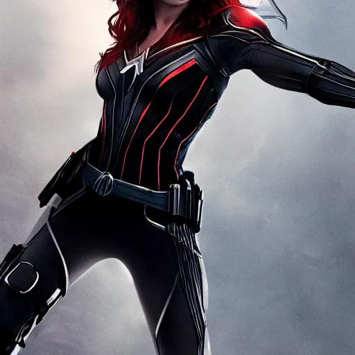 Image similar to gal gadot as black widow