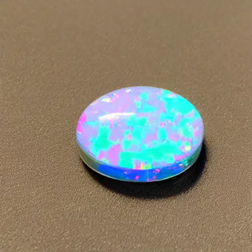 Prompt: opal with a computer chip in the centre, realistic, detailed, high definition