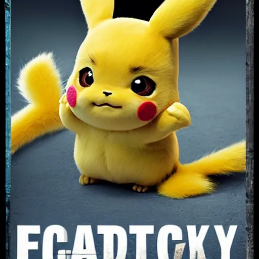 Prompt: fat detective Pikachu