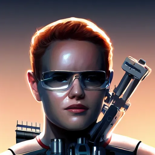 Prompt: face icon stylized minimalist terminator genysis, loftis, cory behance hd by jesper ejsing, by rhads, makoto shinkai and lois van baarle, ilya kuvshinov, rossdraws global illumination