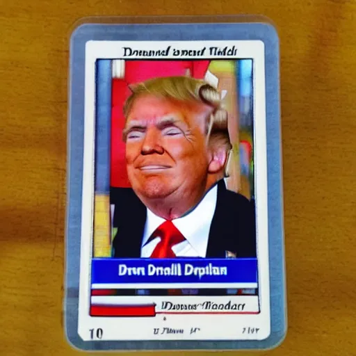 Image similar to donald trump as a pokemon card, pokemon card