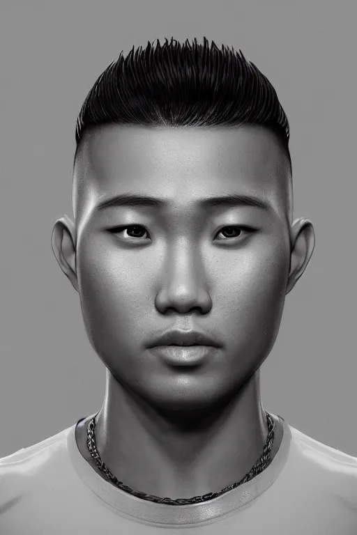 Image similar to rapper from thailand, ultra realistic, concept art, intricate details, highly detailed, photorealistic, octane render, 8 k