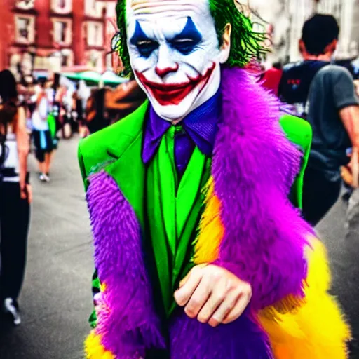 Prompt: the joker at pride