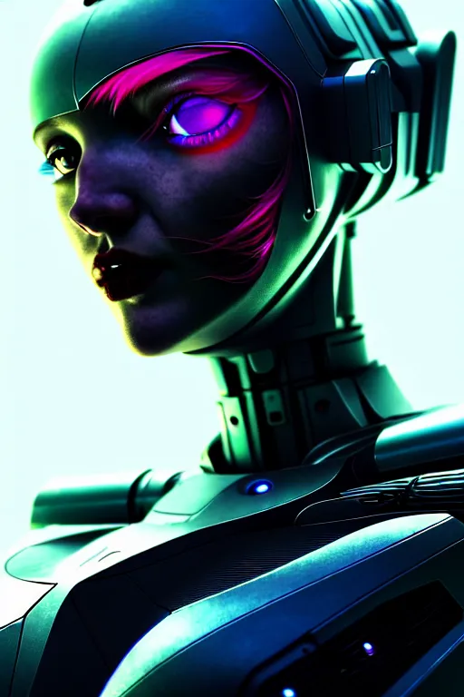 Image similar to ultra detailed, closeup photo of female android, cyborg, humanoid, gothic, ethereal, flowerpunk, scifi, fantasy, cyberpunk, octane render, megalopolis, unreal engine, asymmetrical!!!, photorealistic concept art, triadic color, art by artgerm and wlop and giger and greg rutkowski and alphonse mucha, 8 k