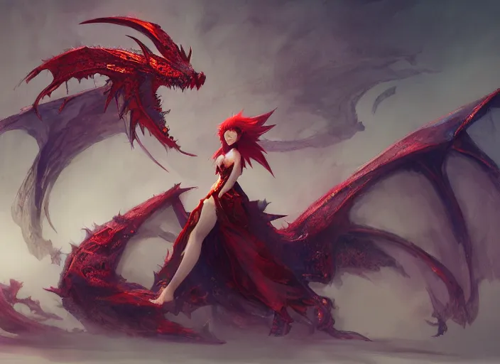 Dragon Girl II by EleazatLR on DeviantArt
