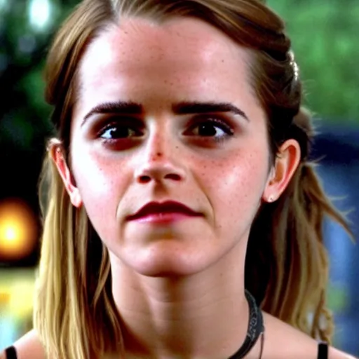 Prompt: emma watson in half baked movie 4k