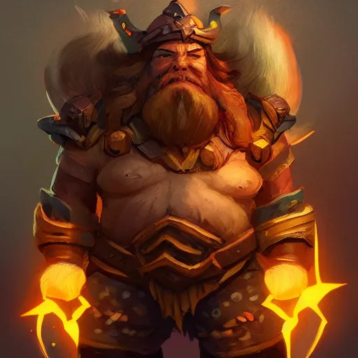 Image similar to a dwarf warrior, yellow theme, bright art masterpiece artstation. 8 k, sharp high quality artwork in style of jose daniel cabrera pena and greg rutkowski, concept art by tooth wu, blizzard warcraft artwork, hearthstone card game artwork, boar rider