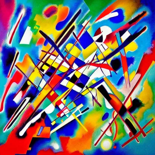 Image similar to abstract paint splatter art by vasily kandinsky, piet mondrian, kazimir malevich, lyubov popova, jackson pollock, inspirational, award winning