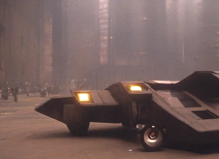 Image similar to vehicle from the 2012 science fiction film Blade Runner