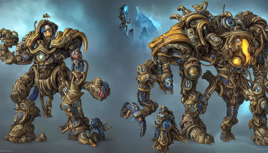 Image similar to the fourth race of starcraft 2, heavily inspired by one piece, character first look, highly detailed and beautiful concept art