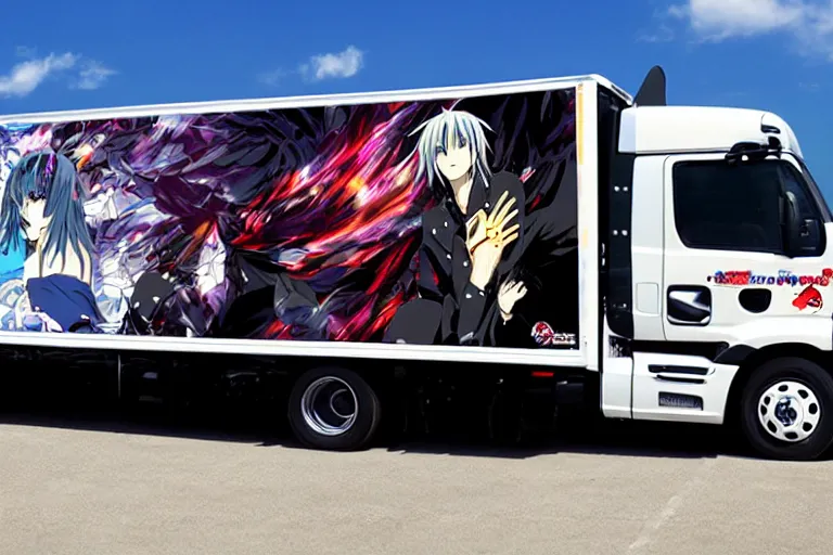 Image similar to anime-truck-wrap-side-shot
