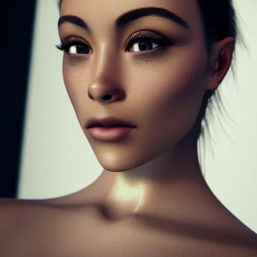 Image similar to her beauty is breathtaking, hyperrealistic, octane, highly detailed,