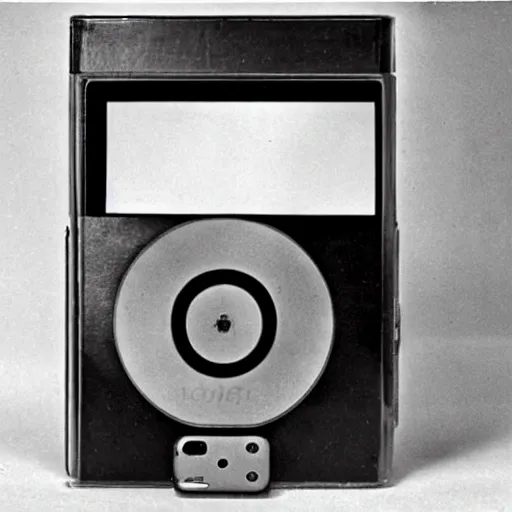 Image similar to a photo of an iPod manufactured in the 1920s, 1925