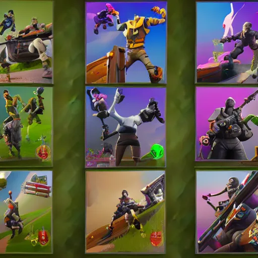 Image similar to Fortnite art style game texture