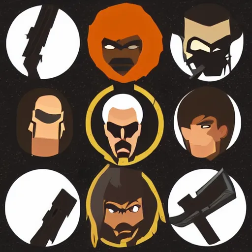 Image similar to face icon vector minimalist mad max beyond thunderdome by artstation loftis cory fanart