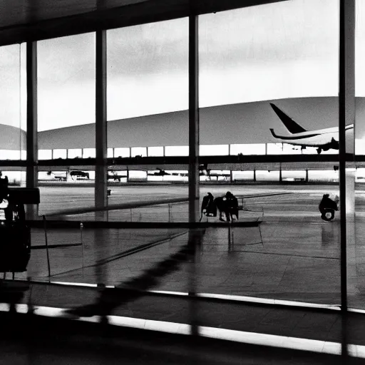 Image similar to Dadaist airport