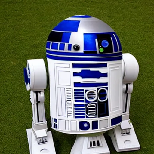 Image similar to r 2 d 2, felt